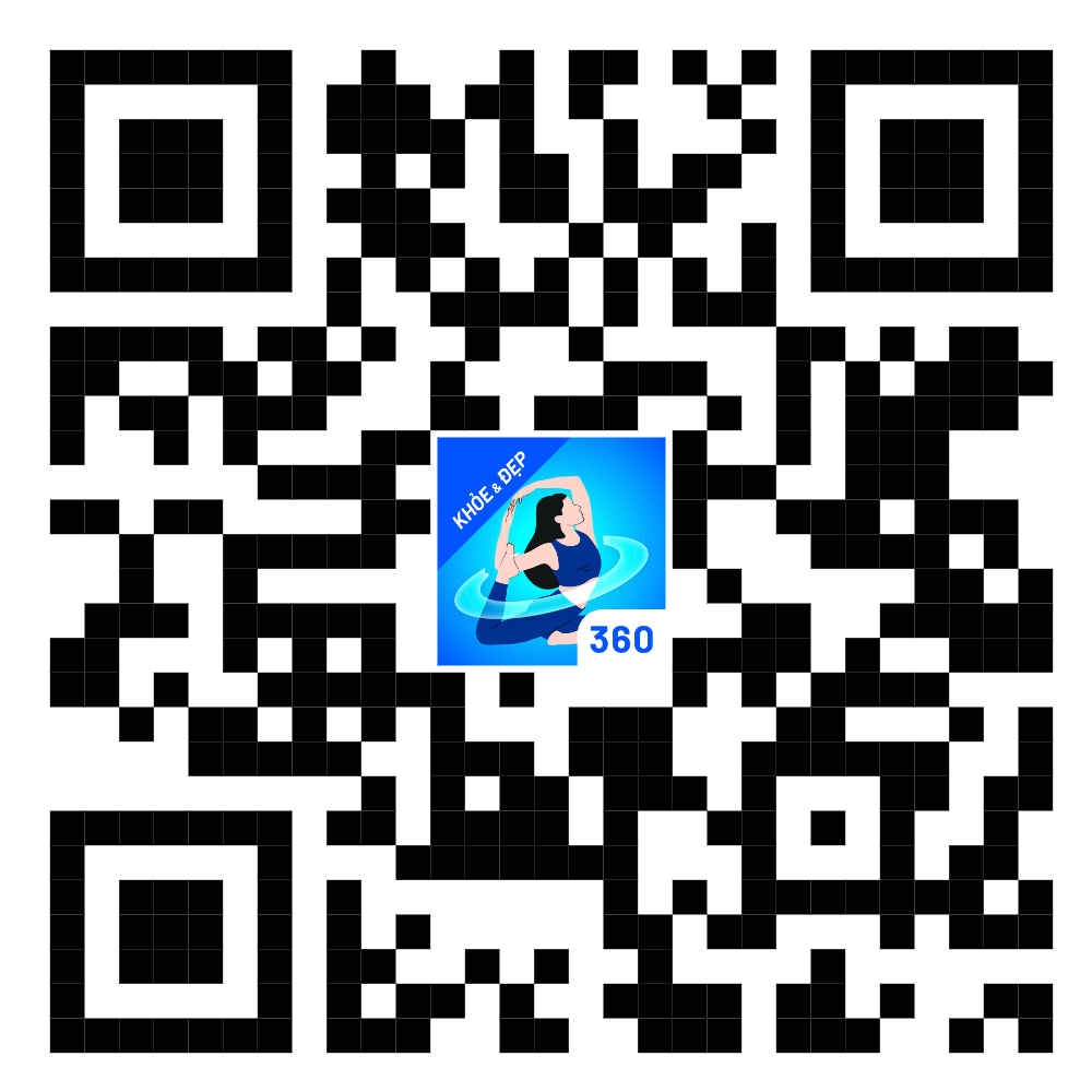 Hình 3: Mã QR cài đặt ứng dụng Khỏe và Đẹp 360 trên IOS